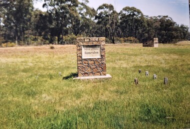 Photograph, Arthur Knee, Memorial to Kormoran Komeraden, 1989
