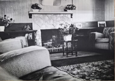 Photograph, Sisters sitting room, Original 1942, copy 1989