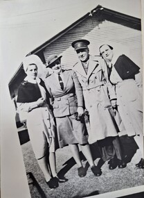 Photograph, Captain Hendy and Nursing Sisters, Original 1942, copy 1989