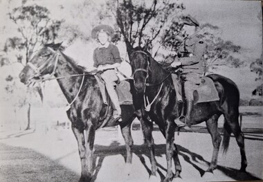 Photograph, Major Seal and Jackie Seal, Original 1942, copy 1989
