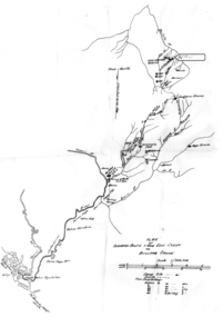 Map - Map - Photocopy, New Guinea Escape Route