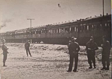 Photograph, Train watching at Barmera SA, 1989 copy