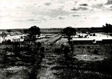 Photograph, Camp 3 from water tower, 1947