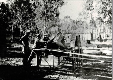 Photograph, POW's Timber Cutting, 1940