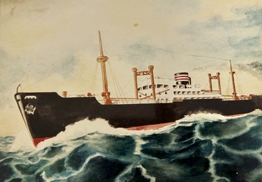 Photograph - Photograph of Painting, HSK "Kormoran", after December 1941