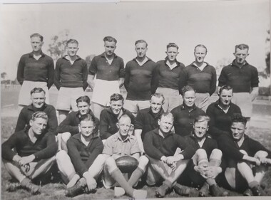 Photograph, Camp 13 Football team, 1946