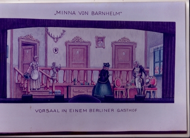 Posters, Minna Von Barnhelm Vorsaal in Einem Berliner Gasthof scene