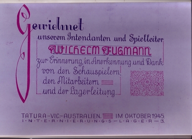 Posters, Wilhelm Fugman