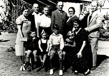 Photograph, Kazenwadel and Decker Families, 1942