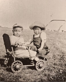 Photograph, David "Tanji" Nabeshima and Takeko Yamashita, 1942