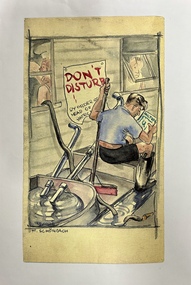 Painting - Painting - watercolour - photocopy, Peter Tikotin, 1941