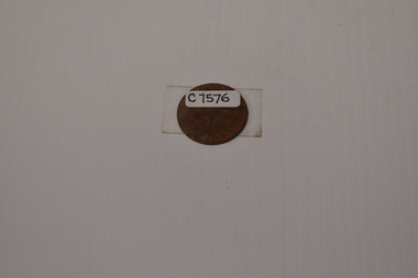 Currency - Coin, Australian Penny 1945, 1944
