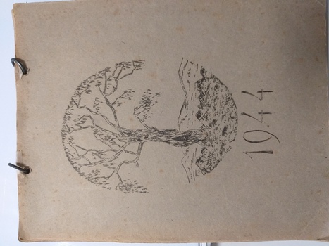13 pages each with a different woodcut scene for each month of the year and front cover.