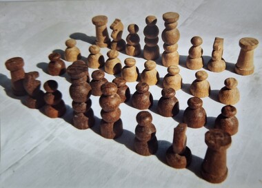 Leisure object - Board game - chess, Alfred Jahn, Chess Set, 1940's