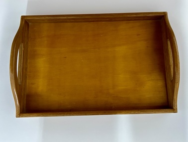 Tray, Wooden Tray with handles, 1940's