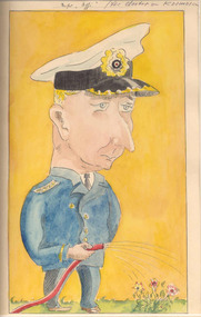 Painting - Watercolour, Georg Rosenkranz, The Doctor on Kormoran, 1941/2