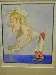 Sketch - Watercolour, Georg Rosenkranz, Jake Pesclitte from Berlin, 1941/2