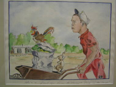 Sketch - Watercolour, Georg Rosenkranz, 1941/2