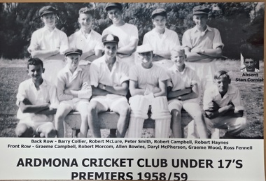 Photograph, Stan Cornish compiler, Ardmona Cricket Club History - The Premiership Years, 2011