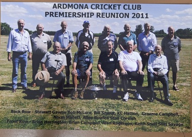 Photograph, Stan Cornish compiler, Ardmona Cricket Club History - The Premiership Years 2011, 2011