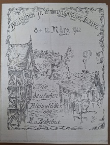 Theatre Program 1942, Deutsches Internierangslager, Tatura, 1942