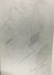 Artwork, other - Sketch - Lead Pencil, Kurt Winkler, Jean Tennant, September 1941