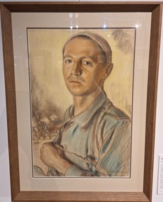 Pastel Portrait, A portrait of Friedrich Goldschmied