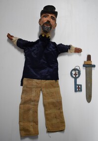 Artwork, other - Puppet, The Policeman with key ring and sword, WW2