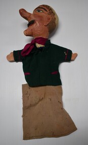 Artwork, other - Puppet, Man with moustache, WW2