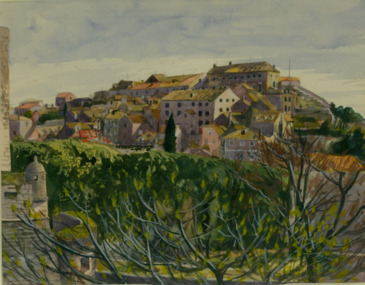 Painting - Painting - Watercolour, Ragusa, Dalmatia, 1911