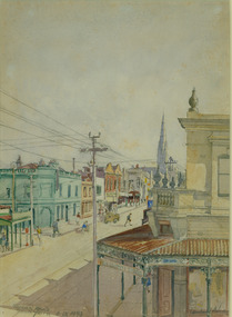 Painting - Painting - Watercolour, Toorak Road, South Yarra