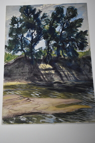 Painting - Painting - Watercolour, Jalomitca, Rumanien