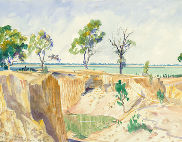 Painting - Painting - Watercolour, Waranga Basin, Victoria