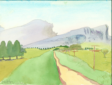 Painting - Painting - Watercolour, Near Dunkeld, Victoria