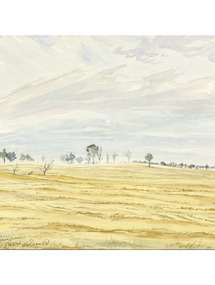 Painting - Painting - Watercolour, Waranga (Victoria, Australia) 25.i.42, Staurmus SW