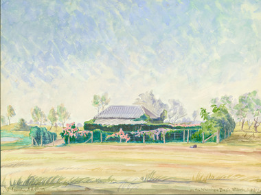 Painting - Painting - Watercolour, On the Waranga Basin, Victoria