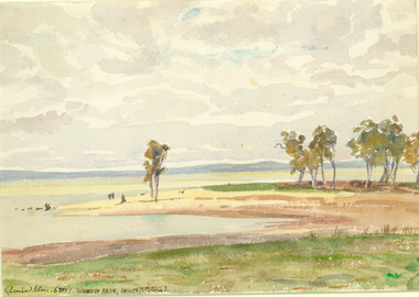Painting - Painting - Watercolour, Waranga Basin, Tatura, Victoria