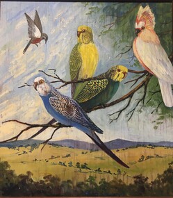 Painting - Painting - Oil, Australian Birds