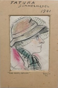 Painting - Painting - Watercolour, Kurt Winkler, The Happy Groom, 1942