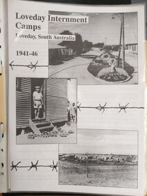 Document, Loveday Internment Camp