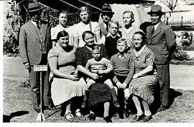 Photograph, Bulach, Ehnis, Beilharz and Froschle  Family February 1943
