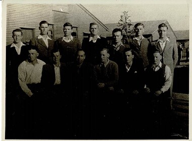 Photograph, Men from Loveday Camp