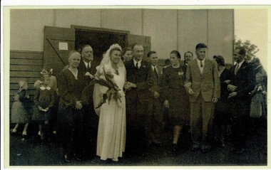 Photograph, Winkler and Streker Wedding