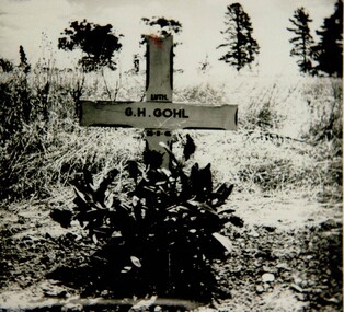 Photograph, Guntram Gohl Grave site
