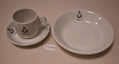 Domestic object - Crockery, Soup Bowls, Cups and Saucers