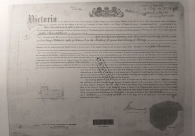 Document, Certificate of Payment - John Donaldson