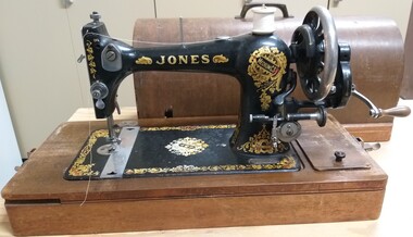 Domestic object - Sewing Machine, Jones Sewing Machine