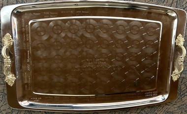 Decorative object - Tray - Stainless Steel, Grace Tucker Perpetual Memorial Trophy