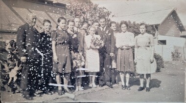 Photograph, Vollmer and Zollinger Wedding