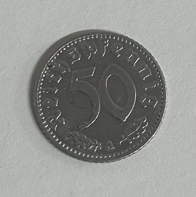 Currency - Coin, 1941 50 Reichpfennig